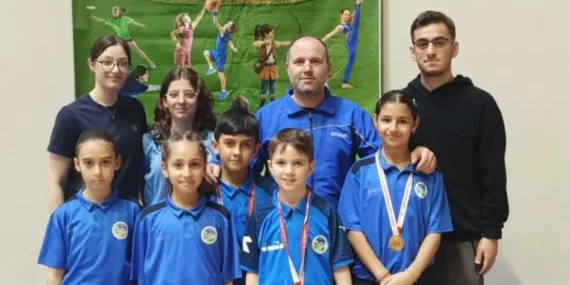 Sakarya'nınyetenekli raketleri kürsünün sahibi oldu haberi