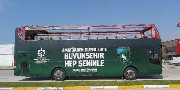 Şampiyonluk otobüsü kutlamalara hazır haberi