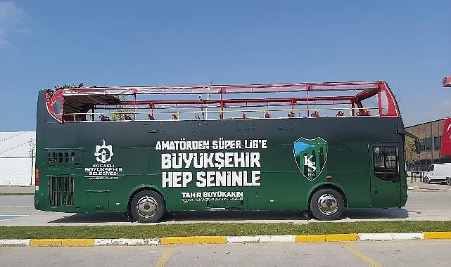 Şampiyonluk otobüsü kutlamalara hazır haberi