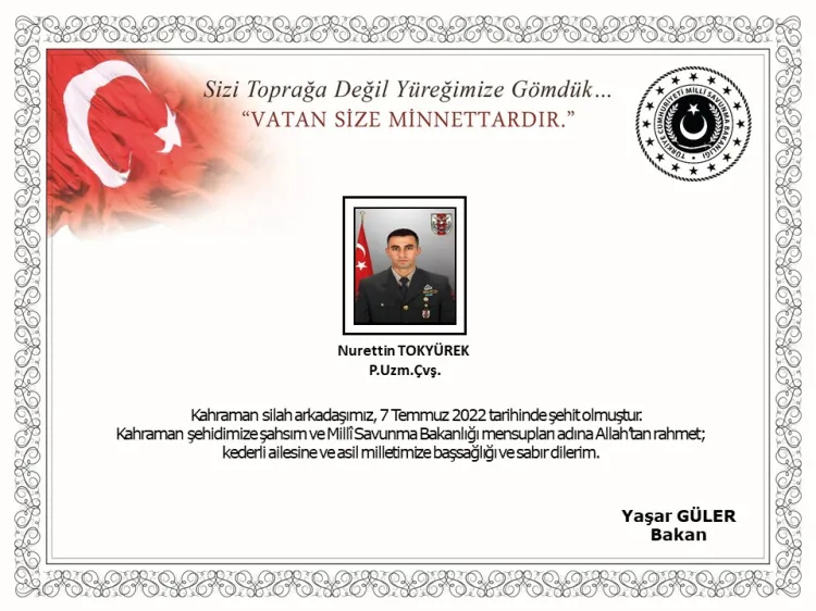 Şehit Uzman Çavuş'un naaşına 3 yıl sonra mağarada ulaşıldı! haberi