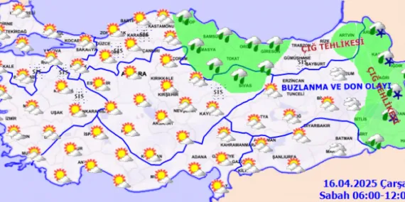 Sıcaklıklar artıyor! Meteoroloji'den zirai don uyarısı! haberi