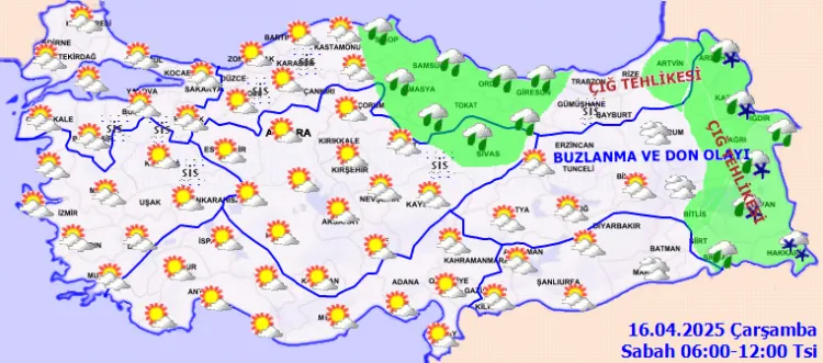 Sıcaklıklar artıyor! Meteoroloji'den zirai don uyarısı! haberi