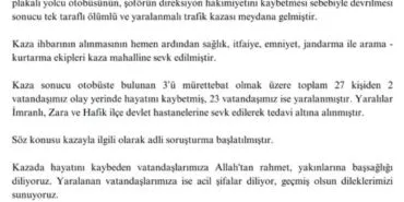 Sivas'ta otobüs devrildi: 2 ölü, 23 yaralı haberi