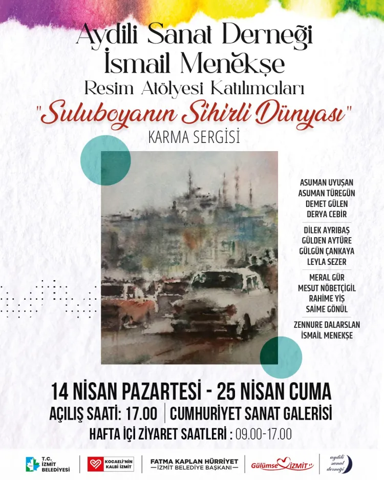 “Suluboyanın Sihirli Dünyası” sergisi açılıyor haberi