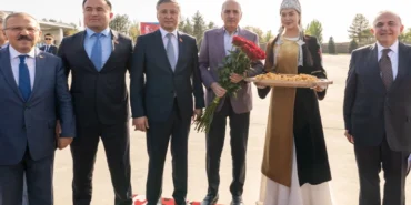 TBMM Başkanı Kurtulmuş Kırgızistan'da haberi