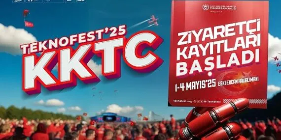 TEKNOFEST KKTC ziyaretçi kayıtları başladı! haberi