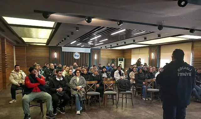 Tesis personellerine yangın eğitimi verildi haberi