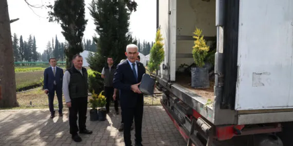 Türkiye'nin 100 bin fidanı Azerbaycan’a gönderildi haberi