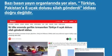 Türkiye’den Pakistan’a silah iddiasına yalanlama