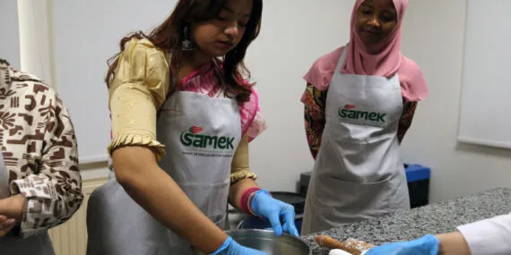 Uluslararası öğrenciler Türk mutfağını SAMEK'te öğrendiler haberi
