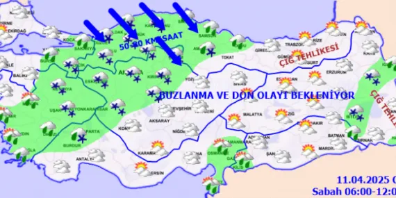 Yağış, soğuk ve zirai don uyarısı! haberi