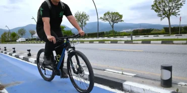 Yenilenen bisiklet yolu öğrencilerden tam not aldı haberi