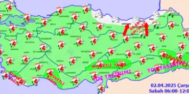 Yurt geneli sağanak yağışlı... Doğu ve Güneydoğu'da toz taşınımına dikkat! haberi