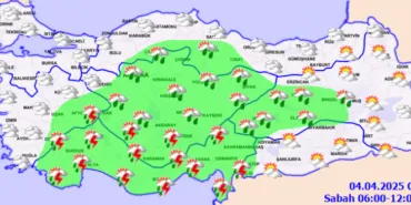 Yurtta bugün hava nasıl olacak? (4 Nisan 2025 Cuma) haberi
