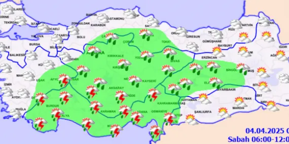 Yurtta bugün hava nasıl olacak? (4 Nisan 2025 Cuma) haberi