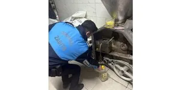 Zabıtadan merdiven altı imalathaneye baskın haberi