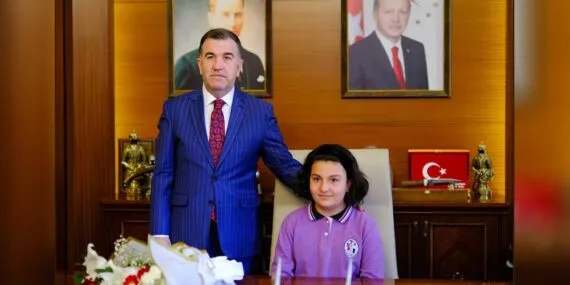 Minik Aslı, Bayburt’un Temsili Valisi Oldu: 23 Nisan’da Unutulmaz Anlar Haberi