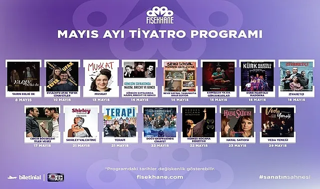 Fişekhane'de sahne ışıkları Mayıs'ta parlıyor! haberi