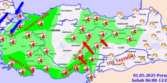 Meteoroloji uyardı! Sağanak yağış devam ediyor haberi