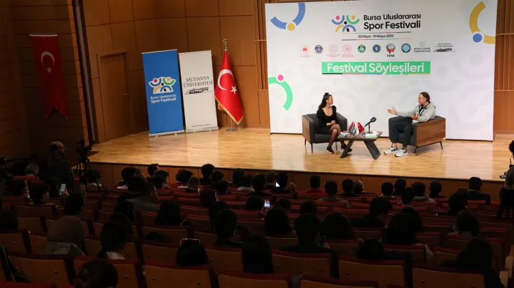Orhun Ene spor söyleşı̇lerı̇'nde gençlerle buluştu haberi