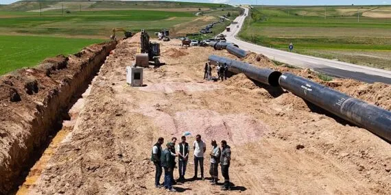 Bayburt Kırklartepe Barajı Sulama İnşaatında Çalışmalar Hız Kesmiyor Haberi