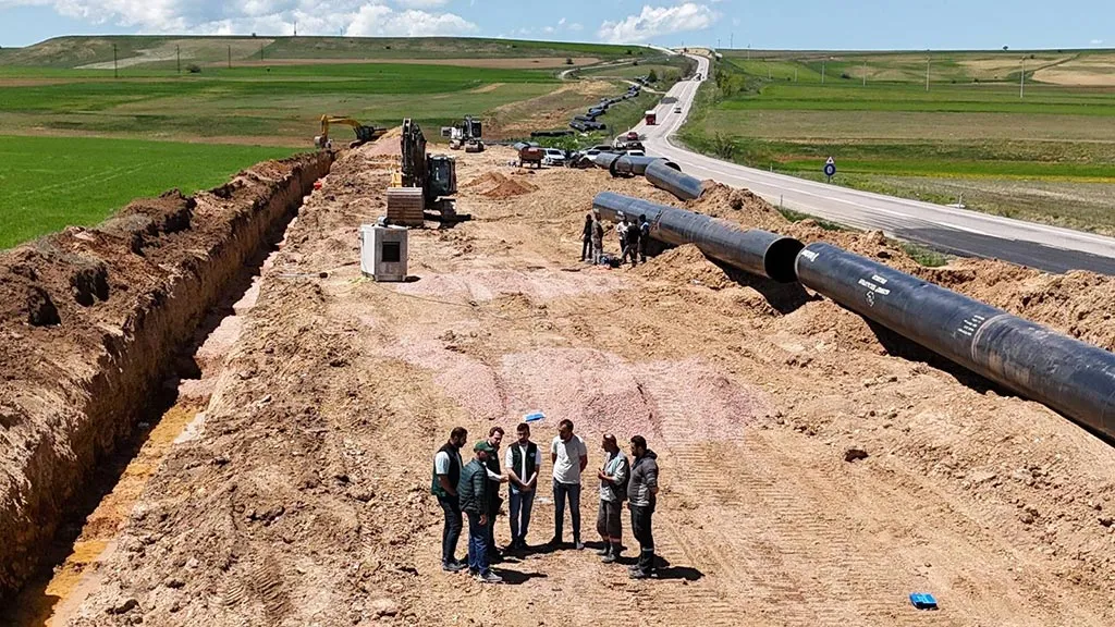 Bayburt Kırklartepe Barajı Sulama İnşaatında Çalışmalar Hız Kesmiyor Haberi