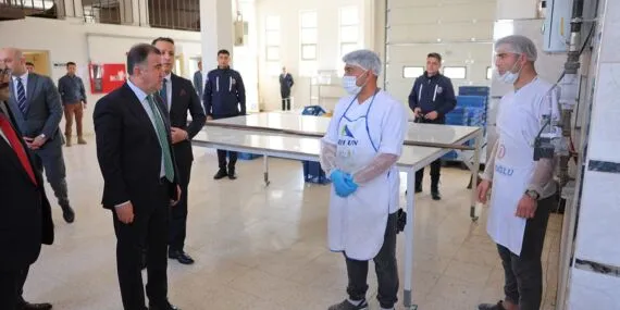 Bayburt Valisi Eldivan’dan Açık Ceza İnfaz Kurumuna Ziyaret Haberi