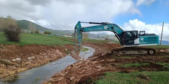 Bayburt Yaylapınar Köyü Dere Islah Çalışmaları Haberi