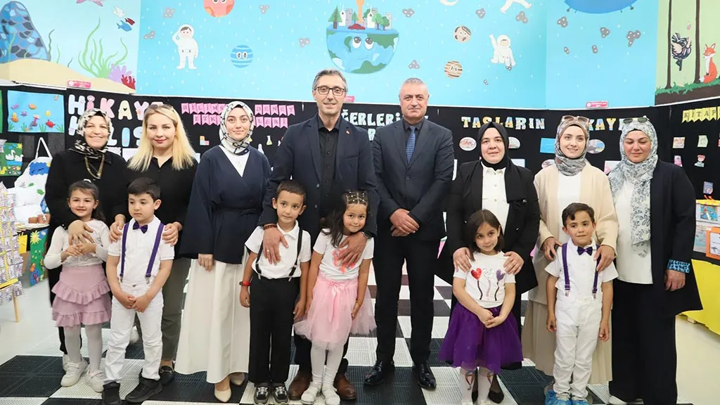 Bayburt'ta Anaokulu Öğrencilerinden Dilimiz Zenginlikleri ve Proje Sergisi Haberi