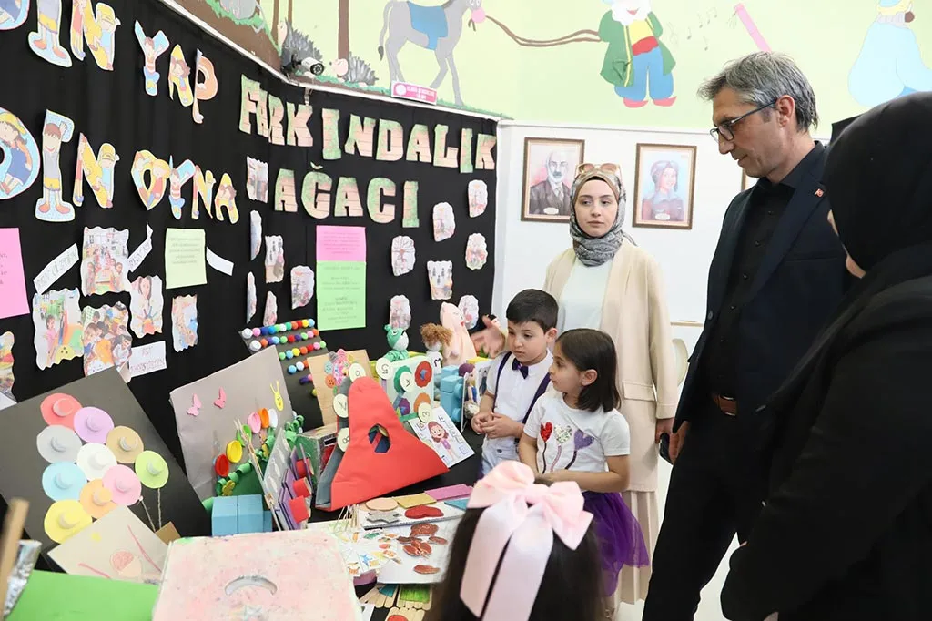 Bayburt'ta Anaokulu Öğrencilerinden Dilimiz Zenginlikleri ve Proje Sergisi Haberi