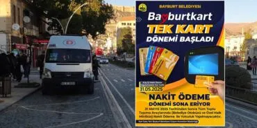 Bayburt'ta Dolmuş ve Otobüslerde Nakit Devri Sona Eriyor, Yeni Kart Sistemi Geldi Haberi