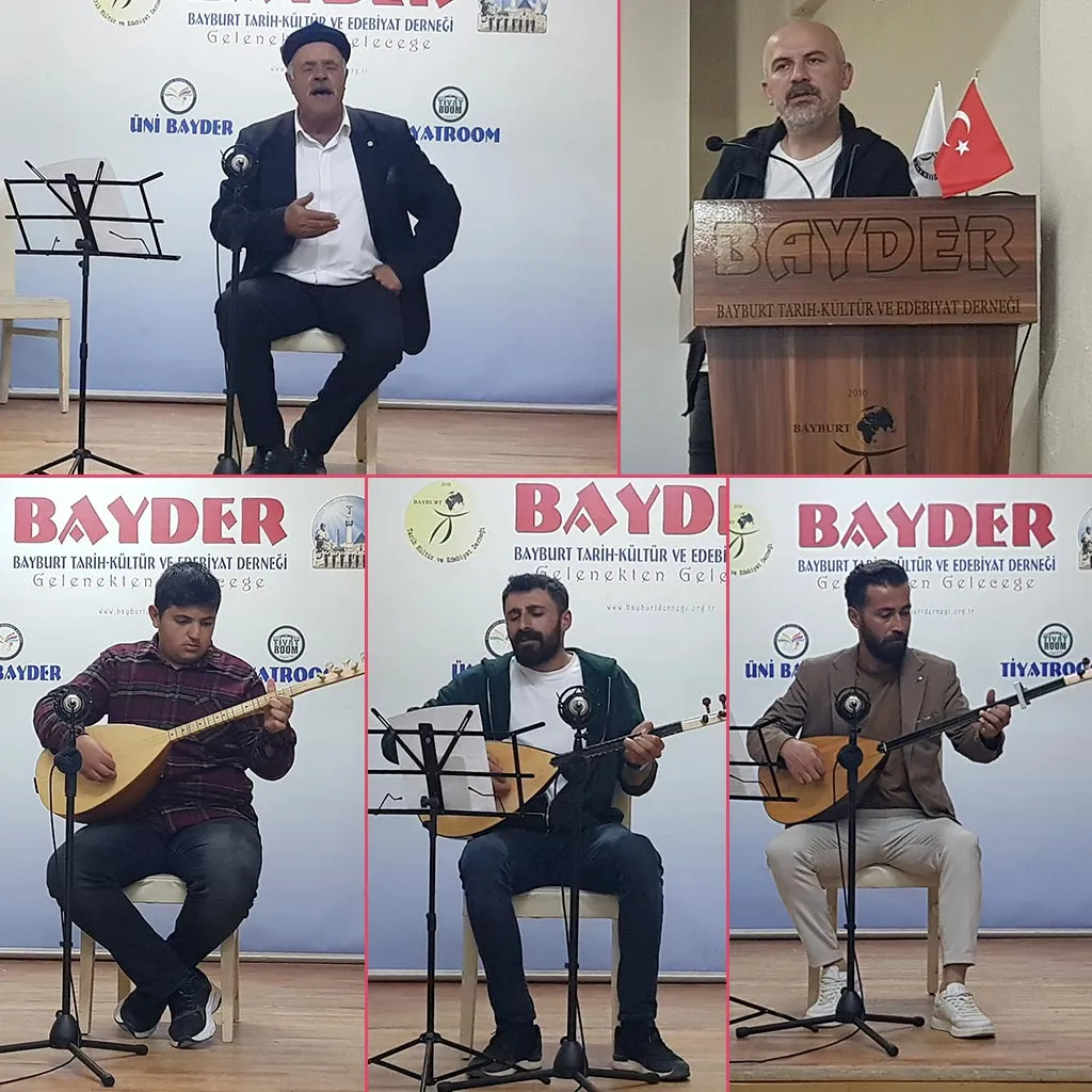 Bayburt'ta İbrahim Erkal'ın Amcasının Oğlu Abdulkadir Erkal Aşık Sümmani'yi Anlattı Haberi