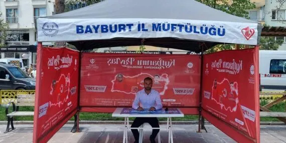 Bayburt’ta Kurban Bağış Standları Açıldı Haberi