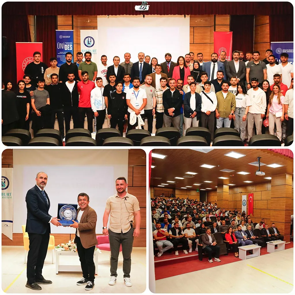 Efsane Halterci Halil Mutlu, Bayburt Üniversitesi'nde Gençlere İlham Oldu, Başarı Sırlarını Paylaştı Haberi