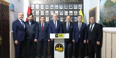 Eski Bakan Vedat Bilgin'den Bayburt Belediye Başkanı Mete Memiş'e Ziyaret Haberi