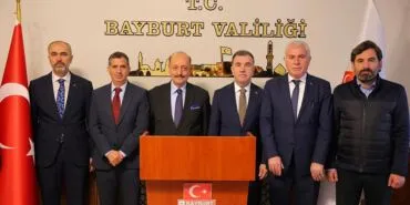 Vedat Bilgin Memleketi Bayburt'ta, Vali Eldivan ile Bir Araya Geldi Haberi
