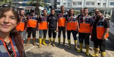 Bayburt AFAD Ekipleri, Trabzon'daki Sel Felaketinde Görev Başında