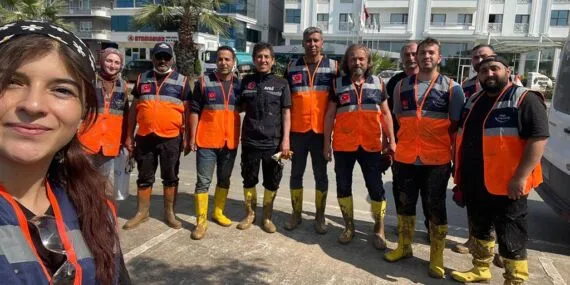 Bayburt AFAD Ekipleri, Trabzon’daki Sel Felaketinde Görev Başında