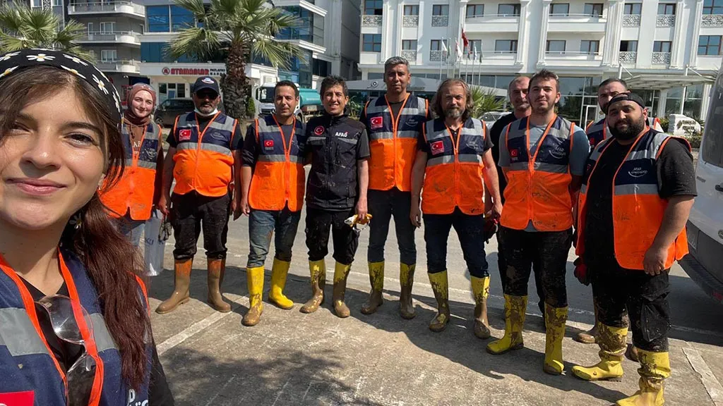 Bayburt AFAD Ekipleri, Trabzon'daki Sel Felaketinde Görev Başında