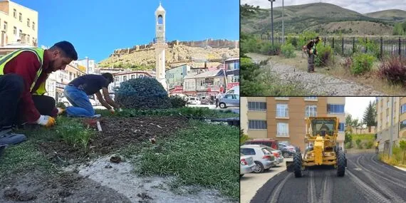 Bayburt Belediyesi Şehrin Dört Bir Yanında Faaliyette