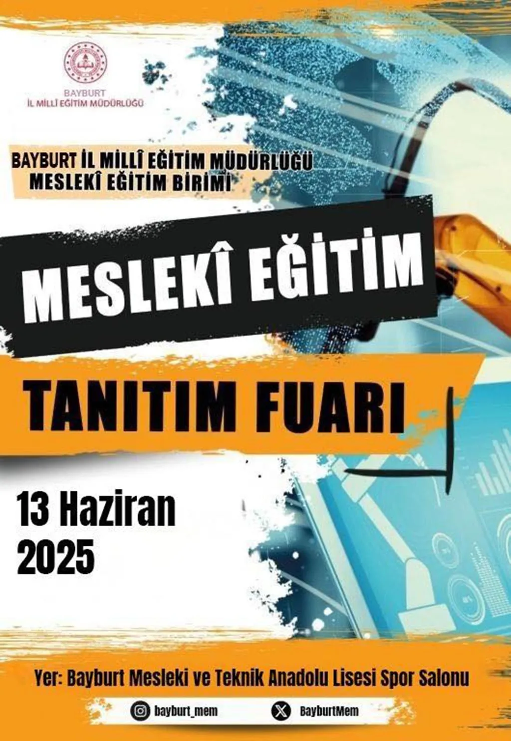 Bayburt Mesleki Eğitim Fuarı 13 Haziran'da Kapılarını Açıyor