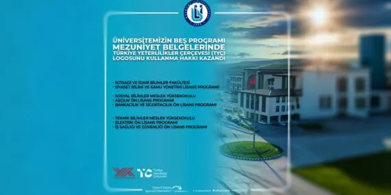 Bayburt Üniversitesi Beş Programıyla TYÇ Logosunu Kullanma Hakkı Kazandı
