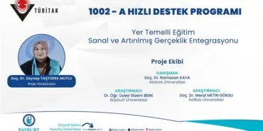 Bayburt Üniversitesi'nin Sanal ve Artırılmış Gerçeklik Projesi TÜBİTAK'tan Destek Aldı