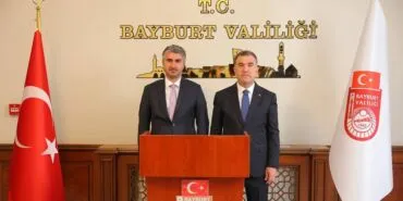 Bayburt Valisi Eldivan, Bakan Yardımcısı Tarıkdaroğlu'nu Ağırladı