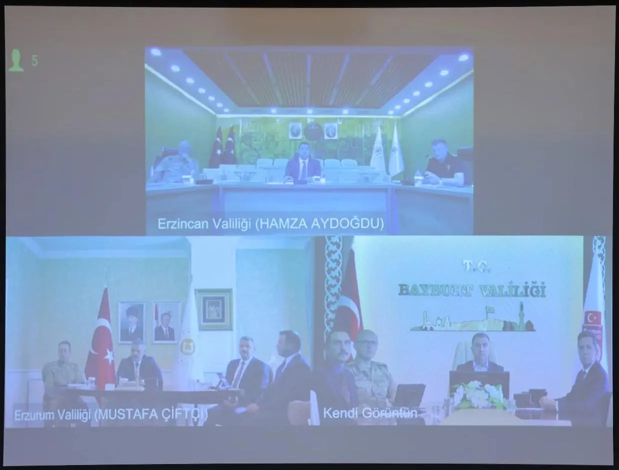 Erzurum Koordinasyonunda Bayburt ve 4 İl Valiliği Düzensiz Göçü Ele Aldı