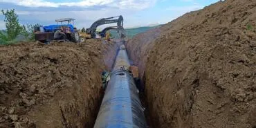 Kırklartepe Barajı Sulama İnşaatında Çalışmalar Devam Ediyor