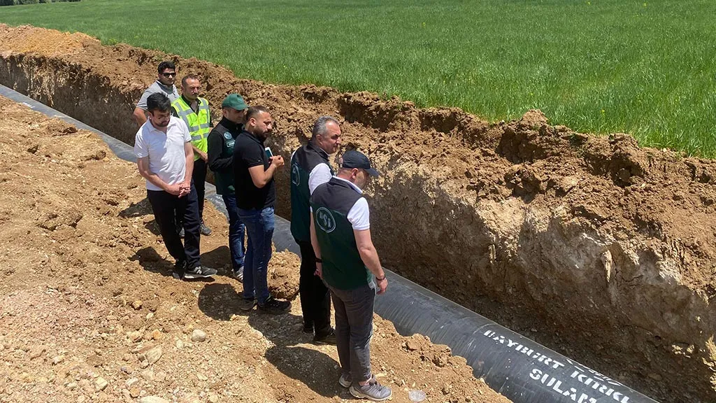 Kırklartepe Barajı Sulama İnşaatında Çalışmalar Devam Ediyor