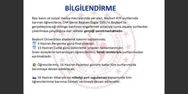 KYK Yurtlarından Çıkarılma İddiaları Gerçeği Yansıtmıyor Açıklaması