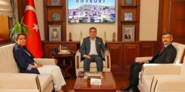 Aydıntepe ve Demirözü Kaymakamlarından Vali Mustafa Eldivan'a Ziyaret