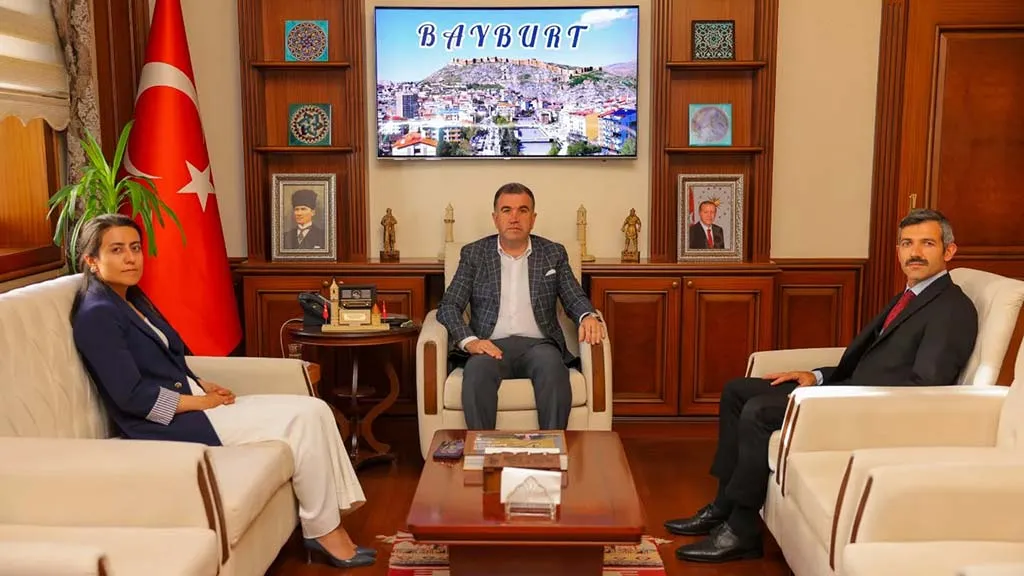 Aydıntepe ve Demirözü Kaymakamlarından Vali Mustafa Eldivan'a Ziyaret